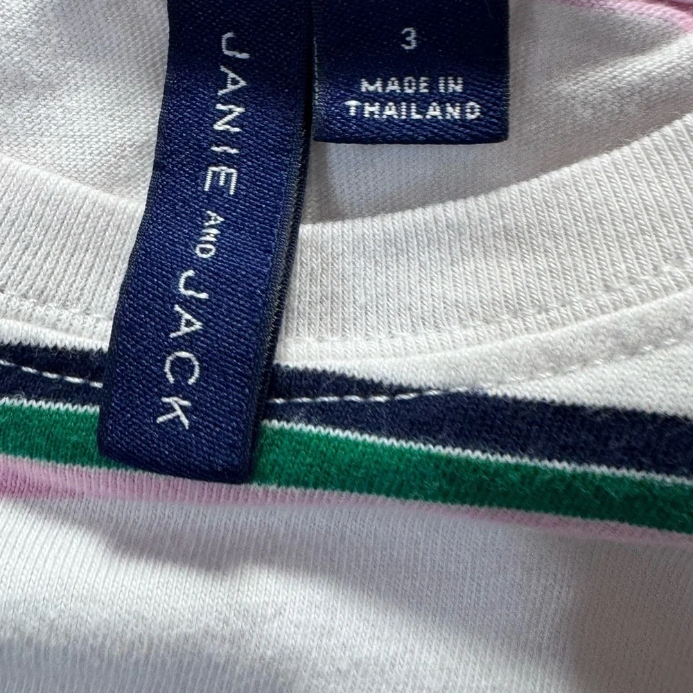JANIE and JACK THE STRIPED TEE sz 3